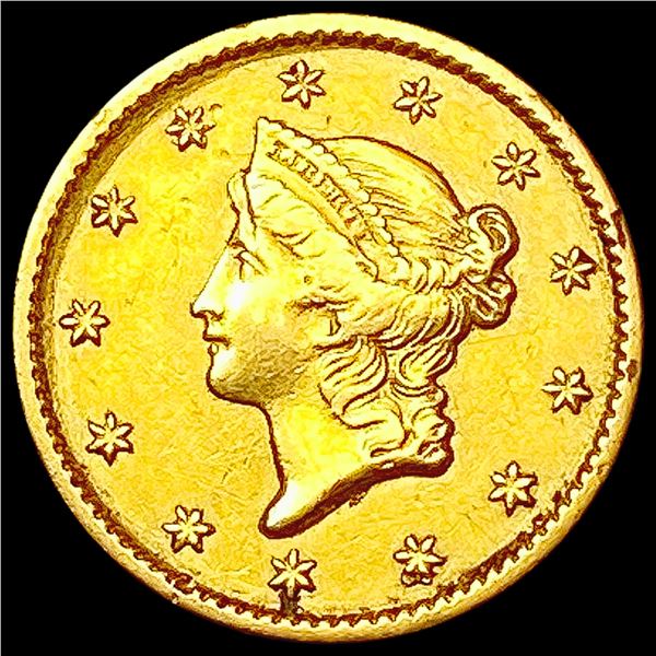 1849 Rare Gold Dollar CLOSELY UNCIRCULATED