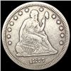 Image 1 : 1877-CC Seated Liberty Quarter LIGHTLY CIRCULATED