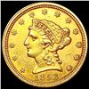 Image 1 : 1853 $2.50 Gold Quarter Eagle CLOSELY UNCIRCULATED
