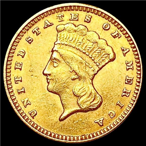 1874 Rare Gold Dollar CLOSELY UNCIRCULATED