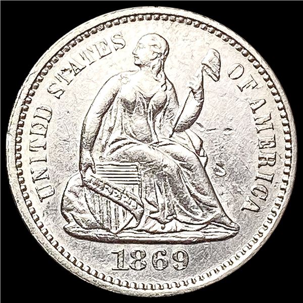 1869 Seated Liberty Half Dime UNCIRCULATED
