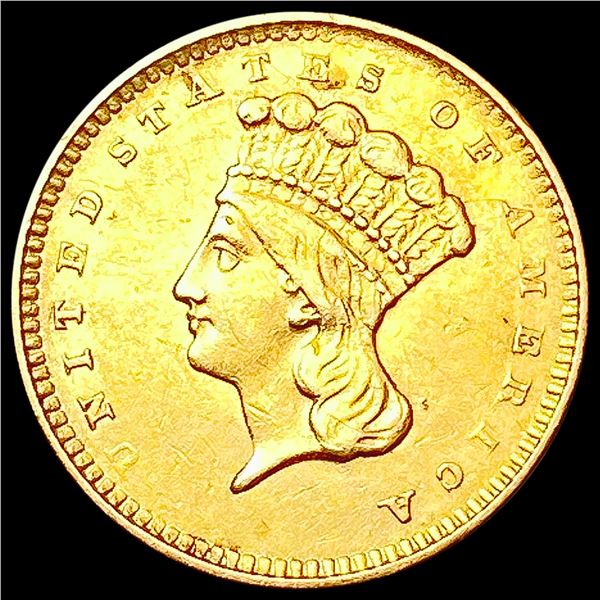 1856 Rare Gold Dollar CHOICE AU