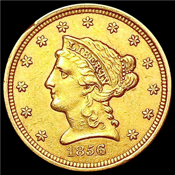 1856 $2.50 Gold Quarter Eagle CLOSELY UNCIRCULATED