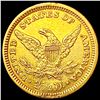 Image 2 : 1861 $2.50 Gold Quarter Eagle CLOSELY UNCIRCULATED