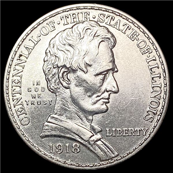 1918 Illinois Half Dollar UNCIRCULATED