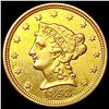 Image 1 : 1853 $2.50 Gold Quarter Eagle CLOSELY UNCIRCULATED