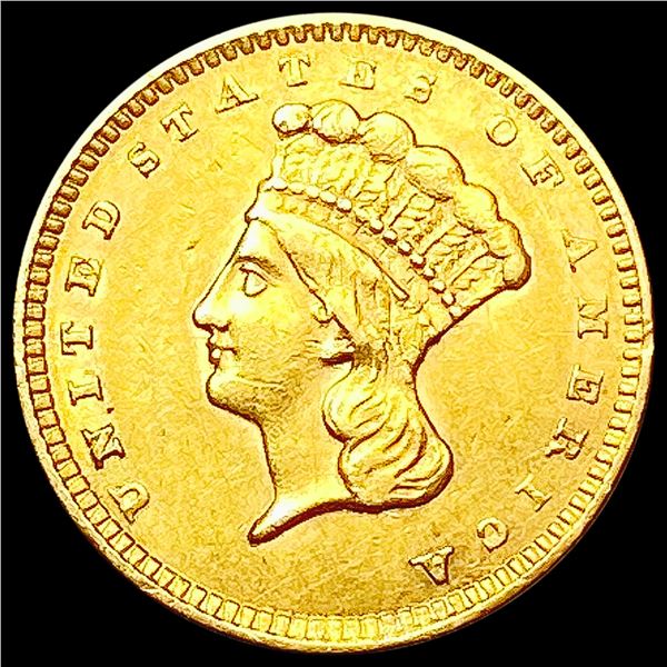1856 Rare Gold Dollar CHOICE AU