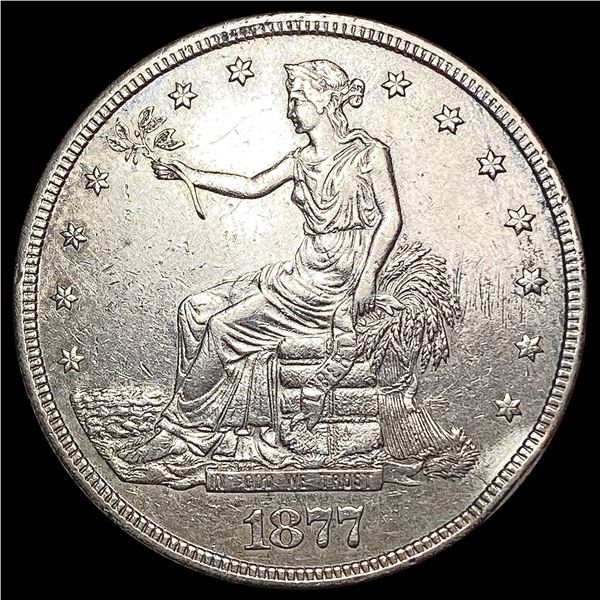 1877-S Silver Trade Dollar CLOSELY UNCIRCULATED