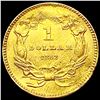 Image 2 : 1862 Rare Gold Dollar UNCIRCULATED