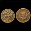 Image 2 : 1847, 1849 US Large Cent Collection [2 Coins] HIGH GRADE