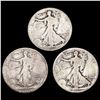 Image 1 : 1917-D Walking Liberty Half Dollar Set [3 Coins] HIGH GRADE