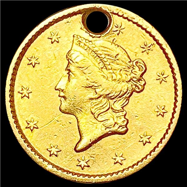 1853 Rare Gold Dollar HIGH GRADE