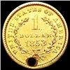 Image 2 : 1853 Rare Gold Dollar HIGH GRADE