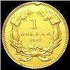 Image 2 : 1862 Rare Gold Dollar UNCIRCULATED