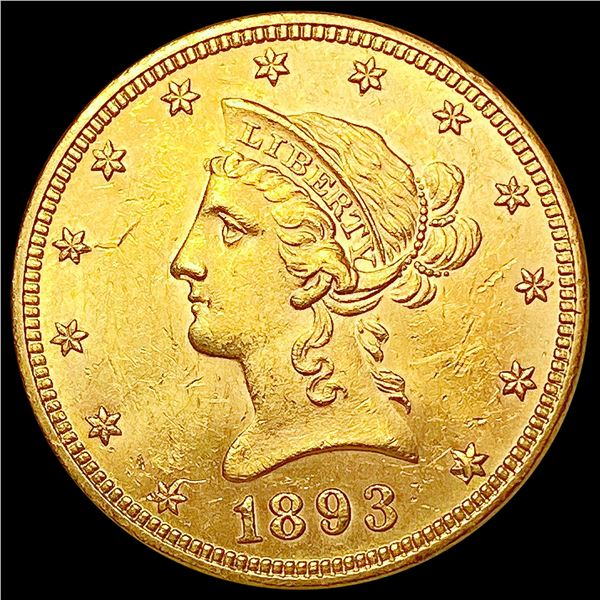 1893 $10 Gold Eagle UNCIRCULATED