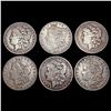 Image 1 : 1879-1891 Morgan Silver Dollar Collection [6 Coins] HIGH GRADE