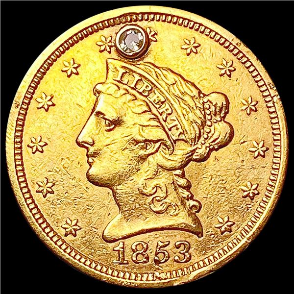 1853 $2.50 Gold Quarter Eagle HIGH GRADE