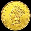 Image 1 : 1862 Rare Gold Dollar CLOSELY UNCIRCULATED