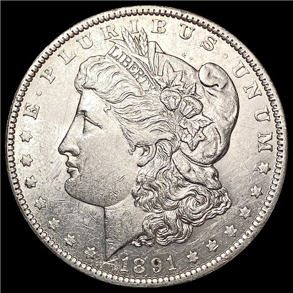 1891-O Morgan Silver Dollar CHOICE AU