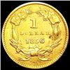 Image 2 : 1856 Rare Gold Dollar CLOSELY UNCIRCULATED