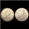 Image 2 : 1923-S US Silver Peace Dollar Set [2 Coins] HIGH GRADE