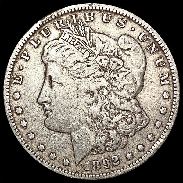 1892-O Morgan Silver Dollar LIGHTLY CIRCULATED