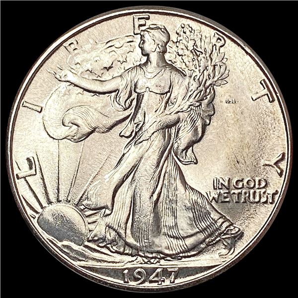 1947-D Walking Liberty Half Dollar UNCIRCULATED