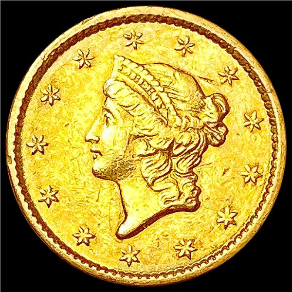 1851 Rare Gold Dollar CLOSELY UNCIRCULATED
