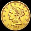 Image 1 : 1856 $2.50 Gold Quarter Eagle CLOSELY UNCIRCULATED