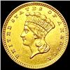 Image 1 : 1862 Rare Gold Dollar UNCIRCULATED