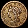 Image 1 : 1845 Braided Hair Large Cent CLOSELY UNCIRCULATED