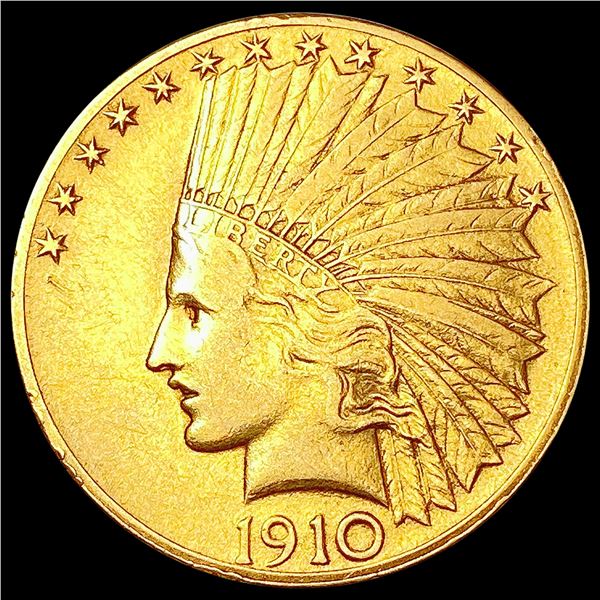 1910 $10 Gold Eagle CLOSELY UNCIRCULATED