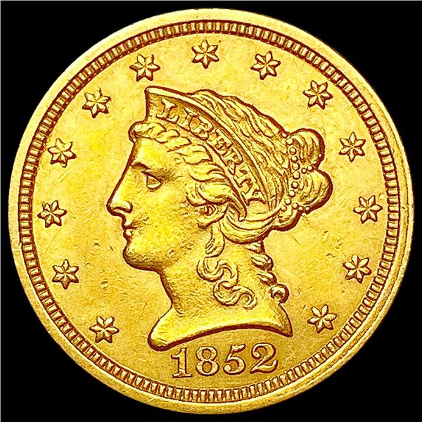 1852 $2.50 Gold Quarter Eagle CLOSELY UNCIRCULATED