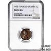 Image 1 : 1955 Wheat Cent NGC AU58 BN DBL DIE OBV