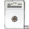 Image 1 : 1862 Silver Three Cent ANACS PF62