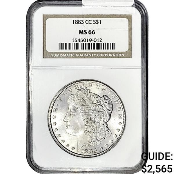 1883-CC Morgan Silver Dollar NGC MS66