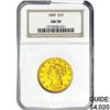 Image 1 : 1849 $10 Gold Eagle NGC AU50