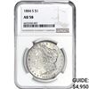 Image 1 : 1884-S Morgan Silver Dollar NGC AU58