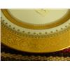 Image 3 : Lot of 4 Faberge Imperial Heritage Fine China, 11 inch dinner plates with 24 K gold trim (162)
