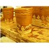Image 4 : Birch Bark Decanter with 6 Glasses and Tray, Russian, excellent condition (2)