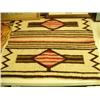 Image 1 : Navajo Rug, Circa 1920 28 inches by 30 inches, brown, tan and grey(2)
