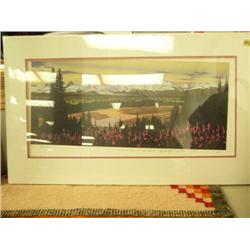 Byron Birdsall, A Grander View, 9 inches high by 20 inches wide min. bid $100.00 (3)