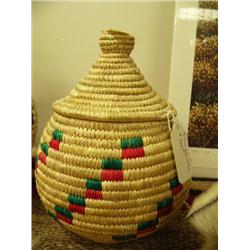 7.5" grass basket by Flora Wassillie (2)