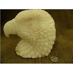 6.5" soapstone eagle head by Michael Scott (25)