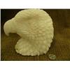 Image 1 : 6.5" soapstone eagle head by Michael Scott (25)