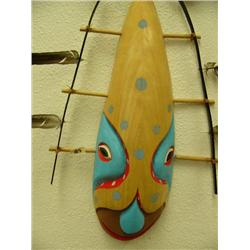Wood mask 19" by Chief Dan of Hope, AK (2)