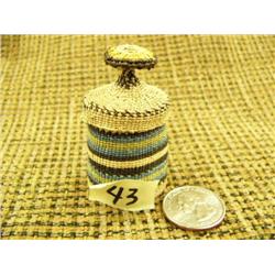 2.75" Aleut grass basket (2)