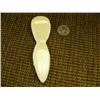 Image 3 : 5" white ivory letter opener with carved flower on handle (2)