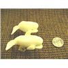 Image 1 : Pair of 2.5" beluga whales by Mark Seeganna (2)