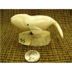 3.5" bow head whale - tail has been repaired (2)